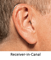 RIC Hearing aid from an audiologist, Greensboro, NC